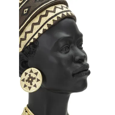 DONNA MASAI Turban 21,5 27,5 45 cm